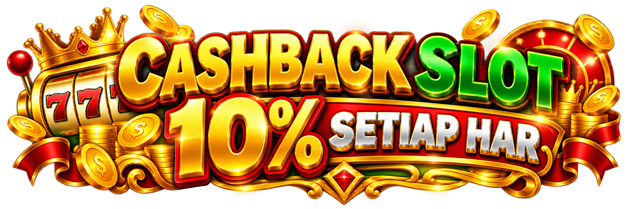 CASHBACK SLOT 10% SETIAP HARI
